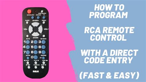 code control rca.